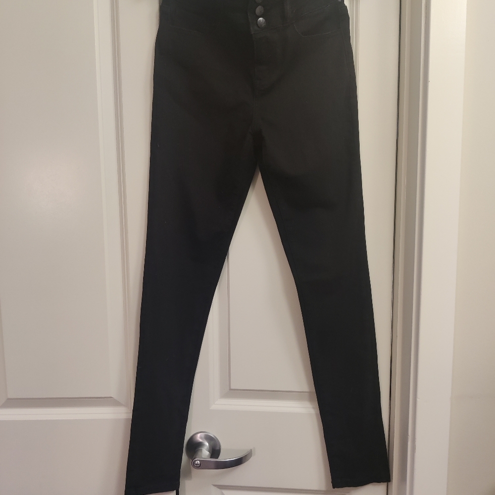 Kancan High Rise Skinny Black Jeans